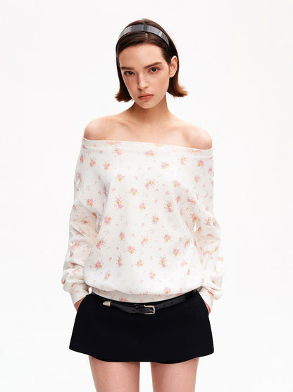 STRIKE A POSE One Shoulder Floral Print Women&