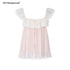STRIKE_A_POSE_Pink_Bow_Mesh_Square_Neck_Double_Layer_Lace_Ruffle_Women&