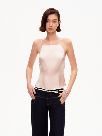 STRIKE A POSE Pink Cutout Slim Fit Waist Cinch Women&