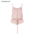 STRIKE_A_POSE_Pink_Lace_Trim_Drawstring_Buttoned_Gathered_Women&