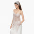 STRIKE_A_POSE_Pink_Polka_Dot_Twist_Knot_Bandeau_A_Line_Loose_Women&