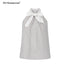 STRIKE_A_POSE_Plaid_Textured_Halter_Bow_Slim_Women&