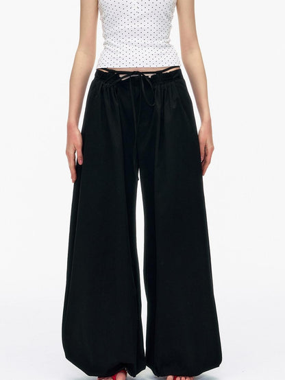 STRIKE A POSE Pleated Drawstring Tulip Cargo Women&