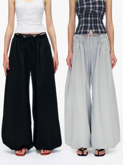 STRIKE A POSE Pleated Drawstring Tulip Cargo Women&