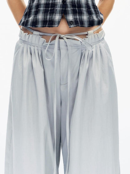 STRIKE A POSE Pleated Drawstring Tulip Cargo Women&
