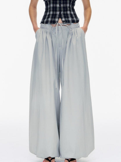 STRIKE A POSE Pleated Drawstring Tulip Cargo Women&