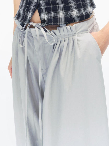 STRIKE A POSE Pleated Drawstring Tulip Cargo Women&