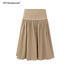 STRIKE_A_POSE_Pleated_Lyocell_Ribbed_Panel_A_Line_Women&