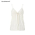 STRIKE_A_POSE_Polka_Dot_V-neck_Bow_A_Line_Pleated_Satin_Knit_Women&