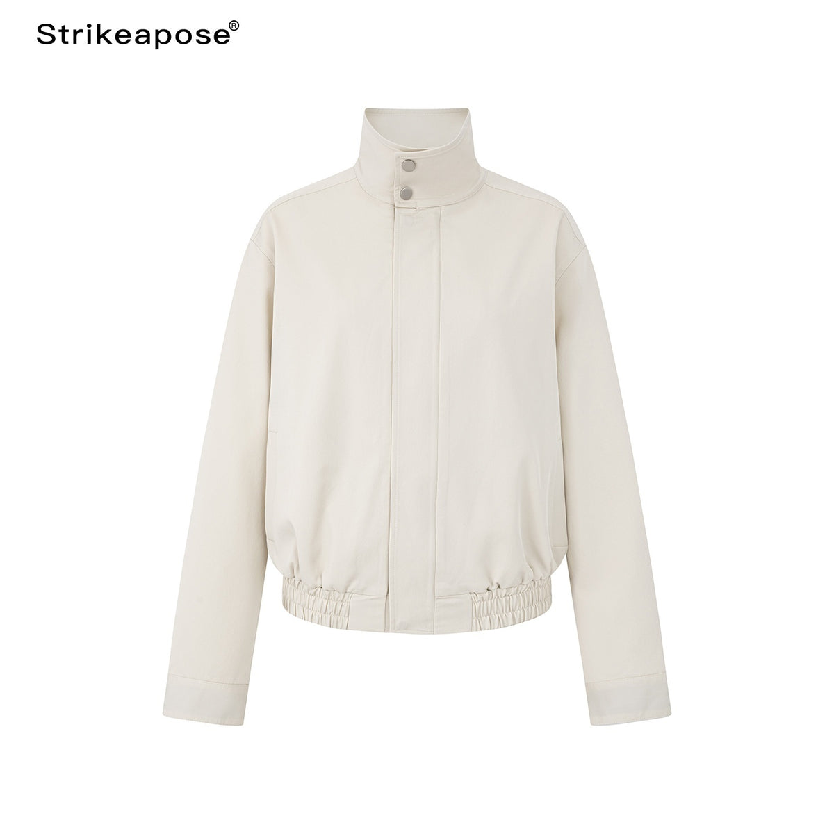 STRIKE_A_POSE_Relaxed_Fit_Contrast_Cuffs_Modal_Blend_Women&