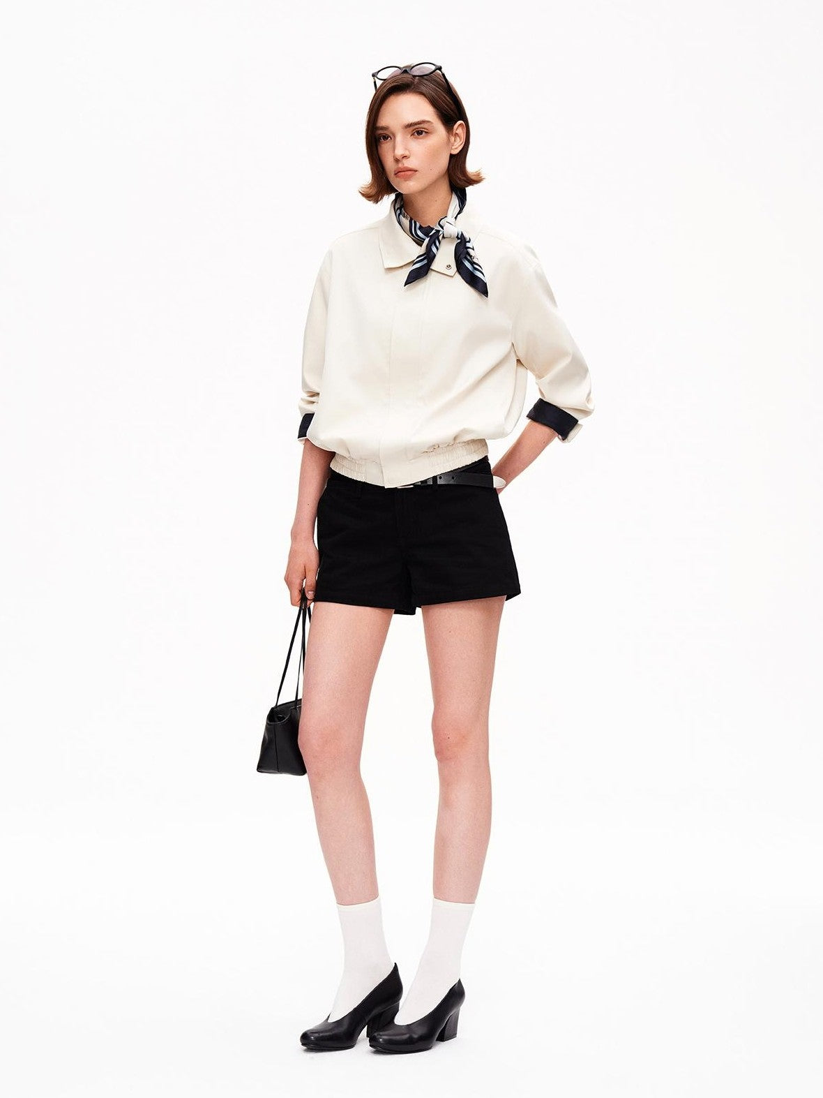 STRIKE A POSE Relaxed Fit Contrast Cuffs Modal Blend Women&