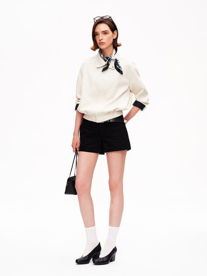 STRIKE A POSE Relaxed Fit Contrast Cuffs Modal Blend Women&