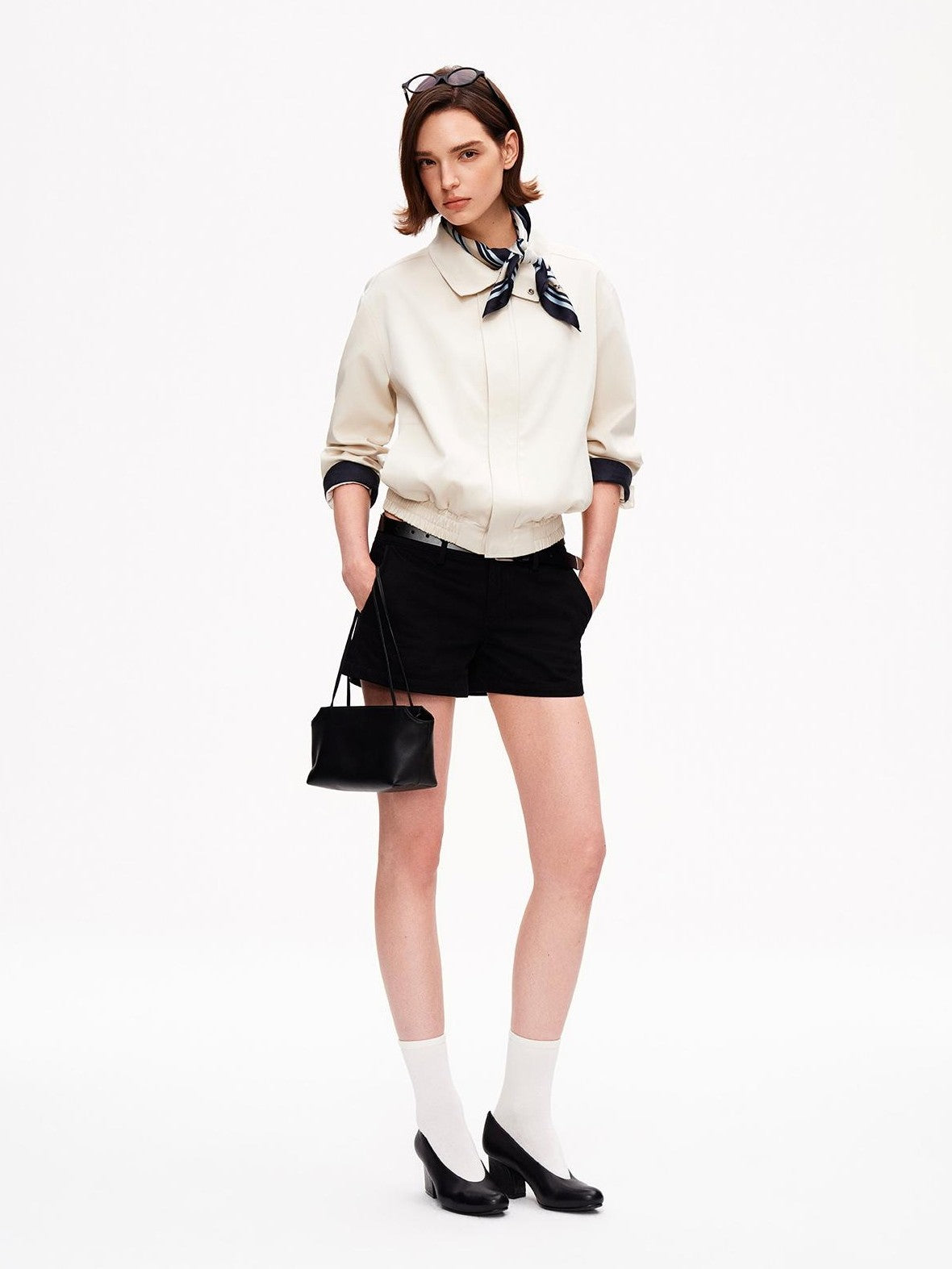 STRIKE A POSE Relaxed Fit Contrast Cuffs Modal Blend Women&