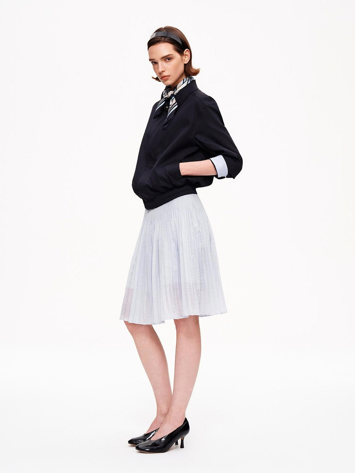 STRIKE A POSE Relaxed Fit Contrast Cuffs Modal Blend Women&