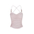 STRIKE_A_POSE_Ruched_Beaded_Cinched_Waist_Halter_Butterfly_Women&