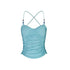STRIKE_A_POSE_Ruched_Beaded_Cinched_Waist_Halter_Butterfly_Women&