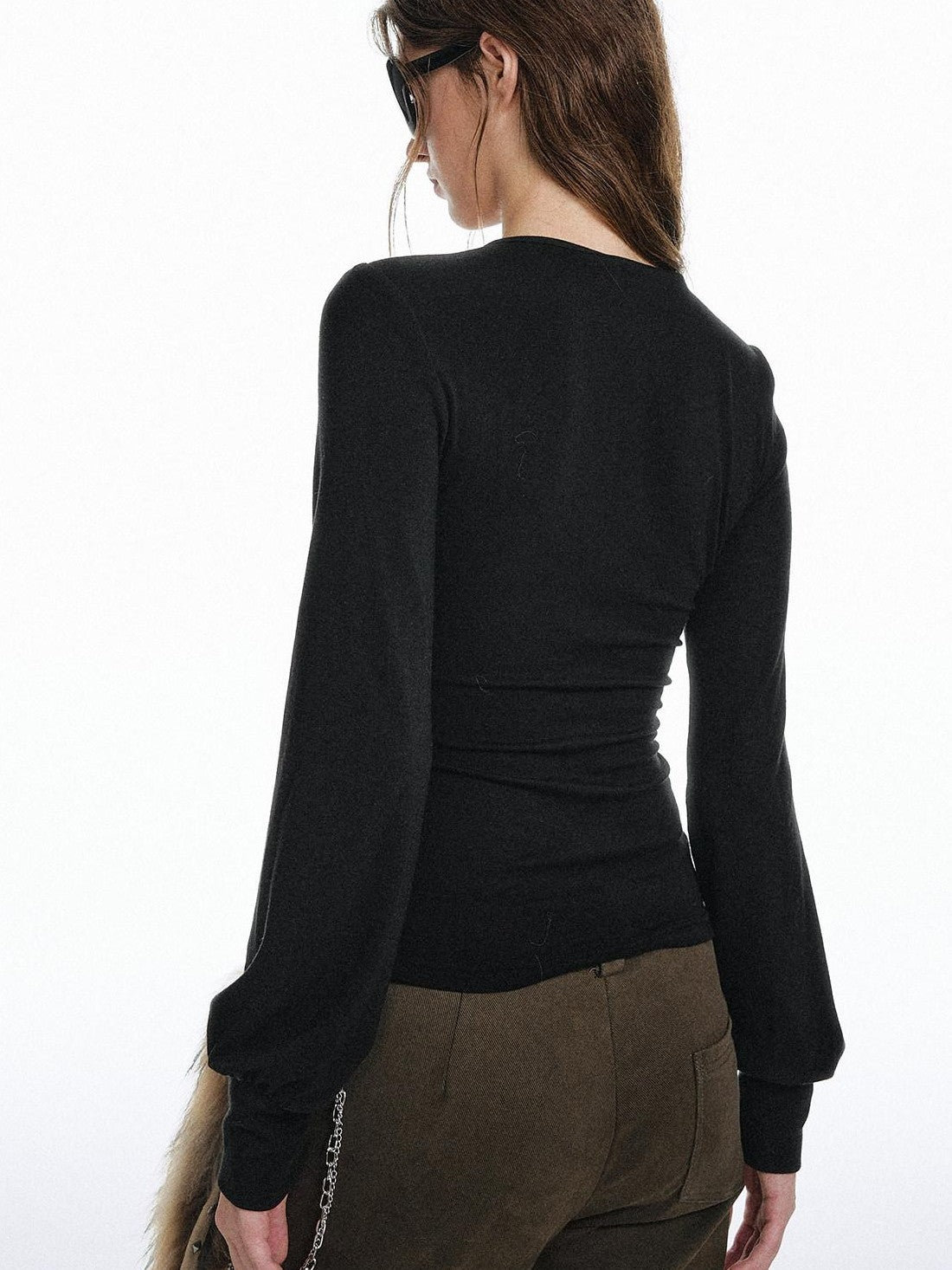 STRIKE A POSE Sexy Lace Up Cutout Slim Fit Solid Women&