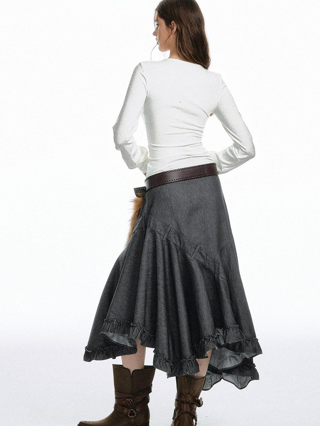 STRIKE A POSE Sexy Lace Up Cutout Slim Fit Solid Women&