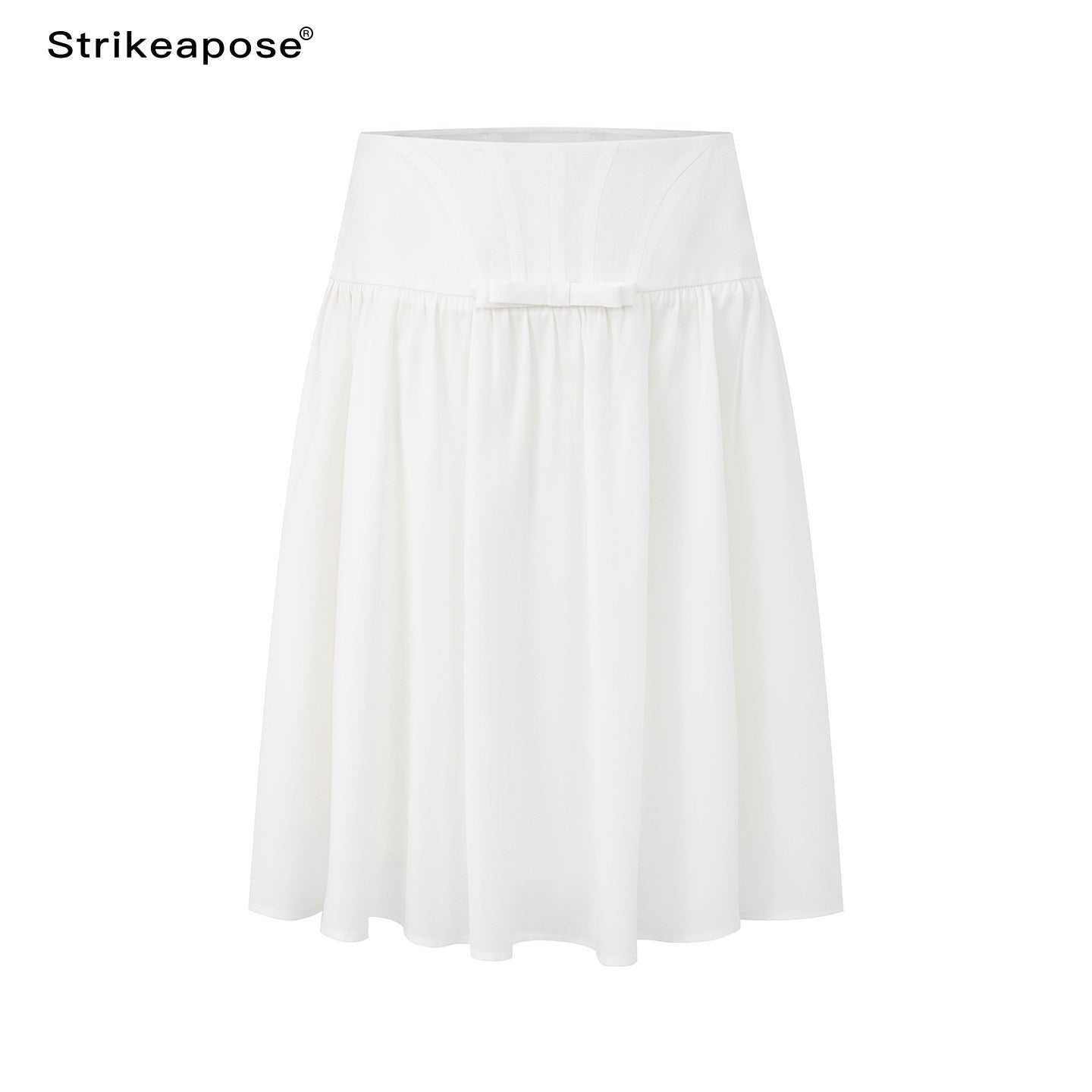 STRIKE_A_POSE_Sheer_Mesh_Twist_Knot_Pinch_Pleat_Women&