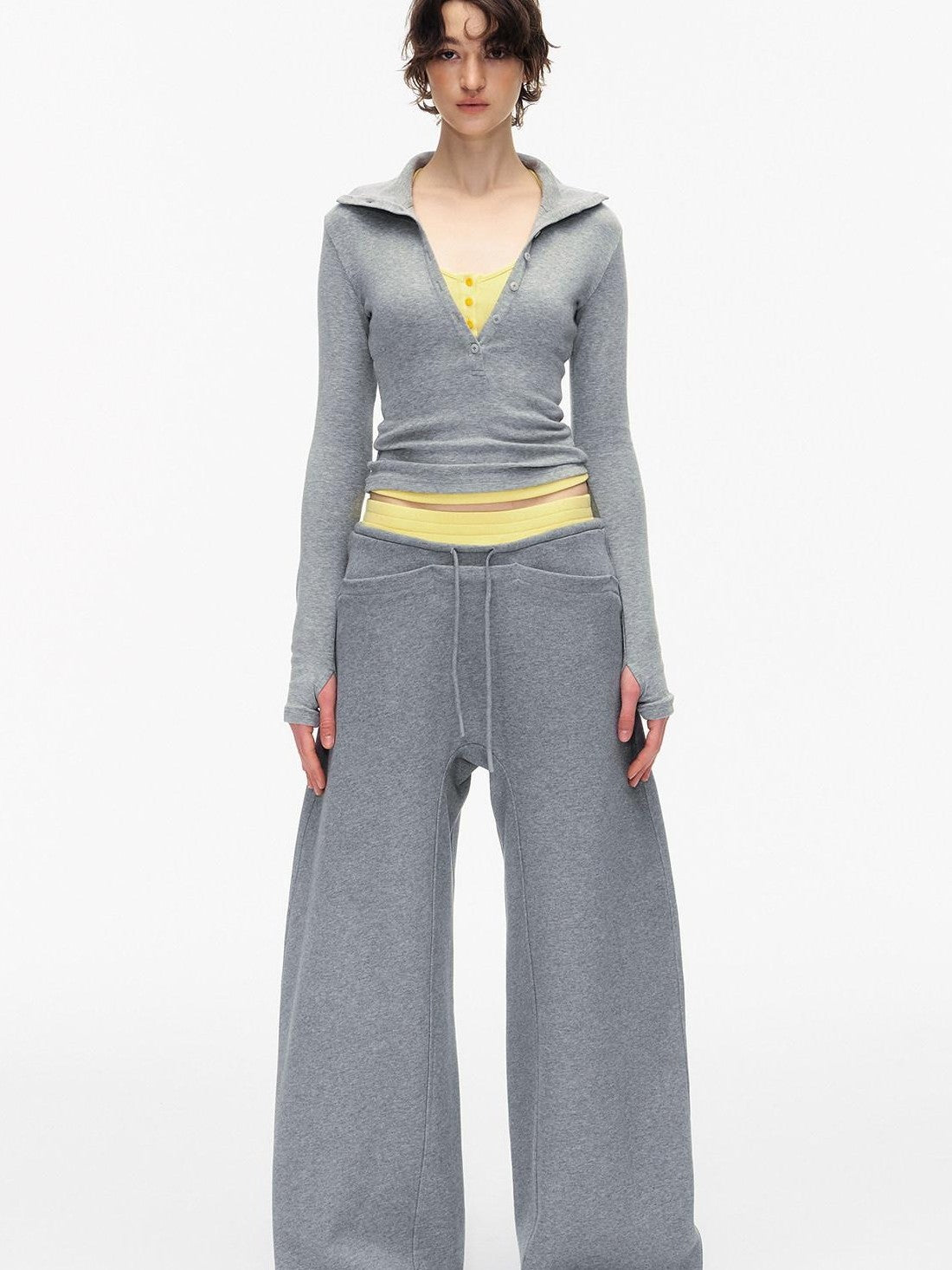 STRIKE A POSE Slim Stretch Polo Long Sleeve Women&