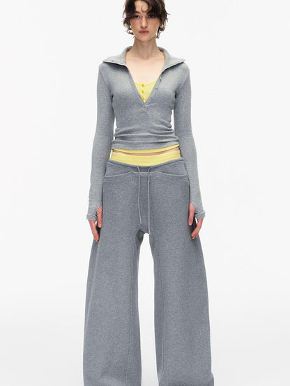 STRIKE A POSE Slim Stretch Polo Long Sleeve Women&