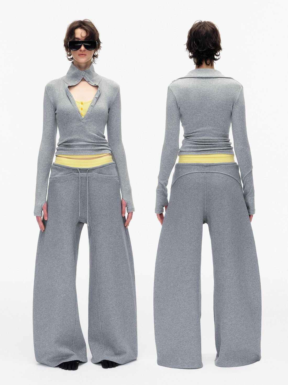 STRIKE A POSE Slim Stretch Polo Long Sleeve Women&