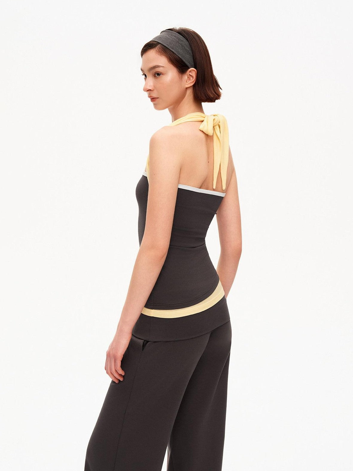 STRIKE A POSE Soft Touch Colorblock Bandeau Slim Straight Women&