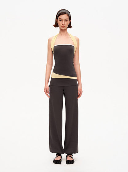 STRIKE A POSE Soft Touch Colorblock Bandeau Slim Straight Women&