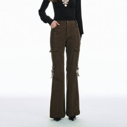 STRIKE_A_POSE_Street_Utility_Microflare_Multi_Pocket_Drawstring_Women&