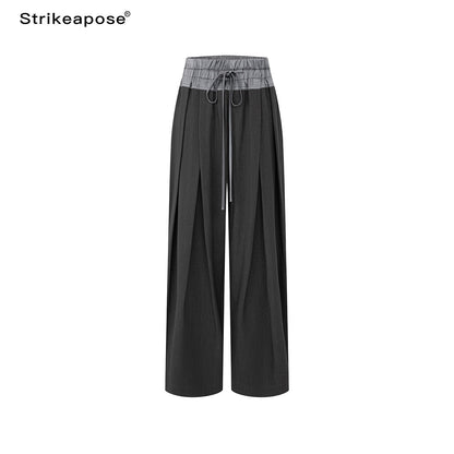 STRIKE_A_POSE_Textured_Colorblock_High_Waist_Stretch_Loose_Women&