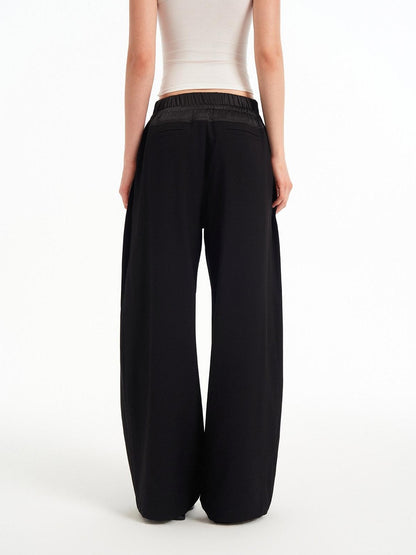 STRIKE A POSE Textured Colorblock High Waist Stretch Loose Women&