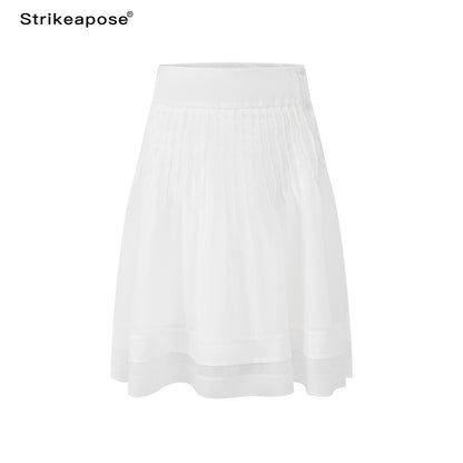 STRIKE_A_POSE_Tuck_Pleat_Low_Waist_Zipper_Women&