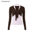 STRIKE_A_POSE_V-neck_Colorblock_Two_Piece_Cardigan_Knit_Shawl_Women&