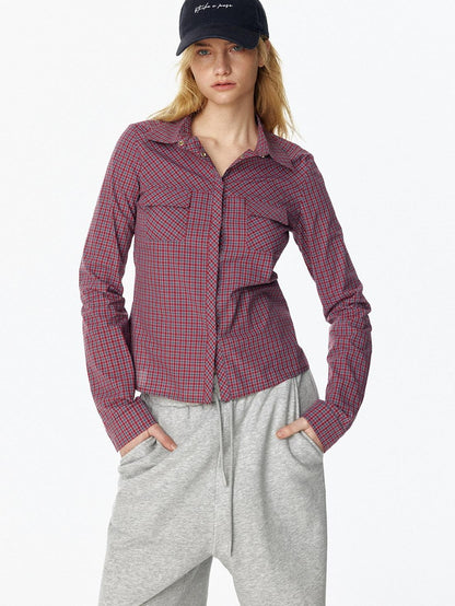 STRIKE A POSE Vintage Distressed Striped Letter Embroidery Women&