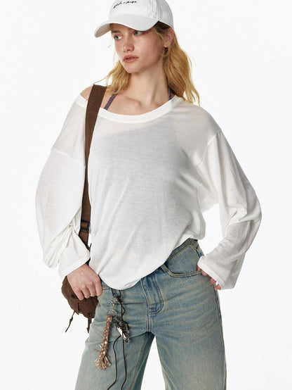 STRIKE A POSE Vintage Distressed Striped Letter Embroidery Women&