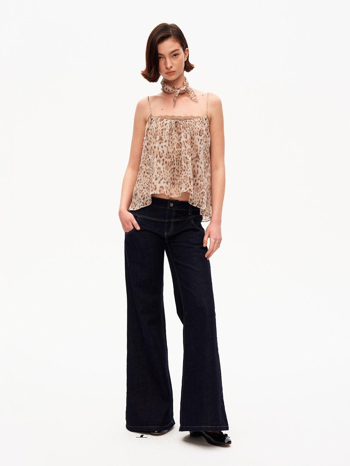 STRIKE A POSE Vintage Low Rise Floor Length Slim Micro Stretch Women&