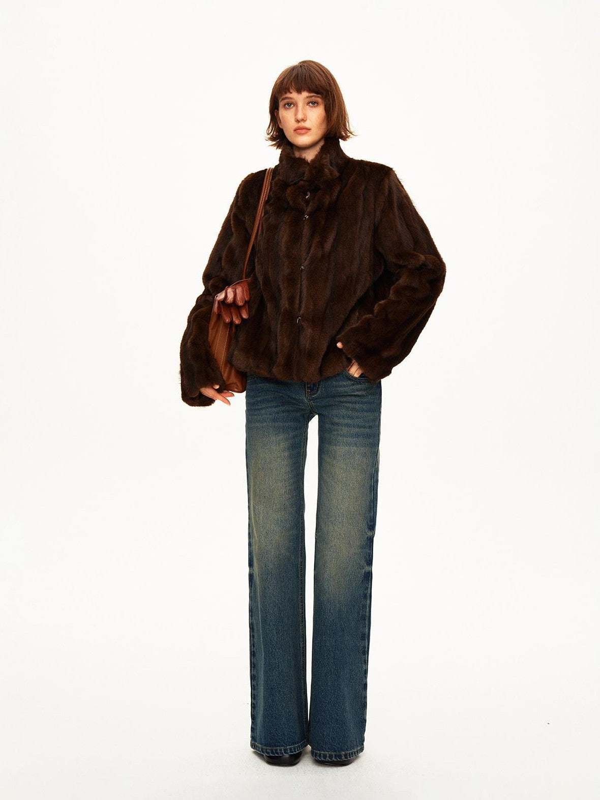 STRIKE A POSE Vintage Wash Distressed Modern Low Rise Cotton Women&