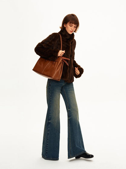 STRIKE A POSE Vintage Wash Distressed Modern Low Rise Cotton Women&