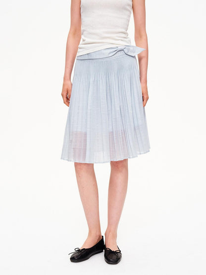 STRIKE A POSE Voluminous Umbrella Pleated Bow High Waist Women&
