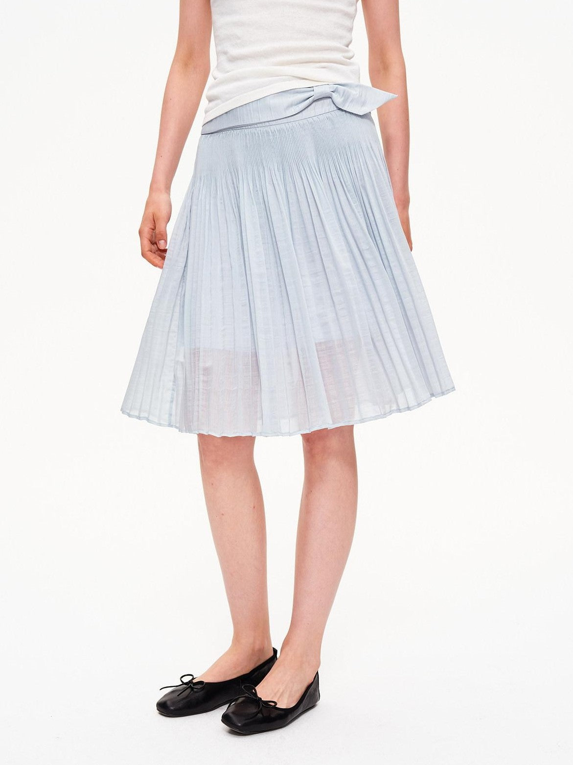 STRIKE A POSE Voluminous Umbrella Pleated Bow High Waist Women&