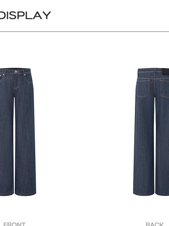 STRIKE A POSE Washed Rivet Low Rise Cotton Women&