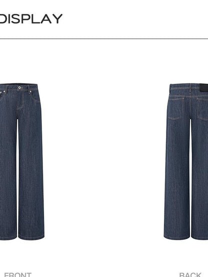 STRIKE A POSE Washed Rivet Low Rise Cotton Women&