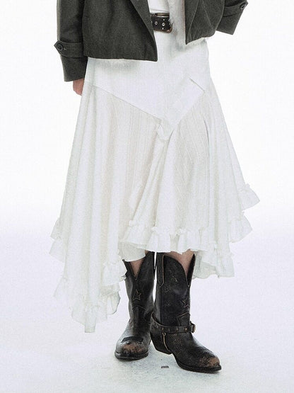 STRIKE_A_POSE_White_Asymmetric_Patchwork_Ruffle_Women&