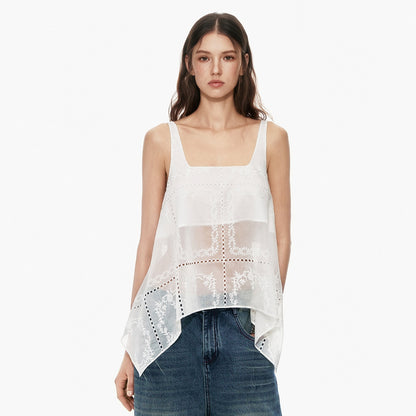 STRIKE_A_POSE_White_Sheer_Square_Neck_Asymmetric_Cutout_Embroidered_Women&