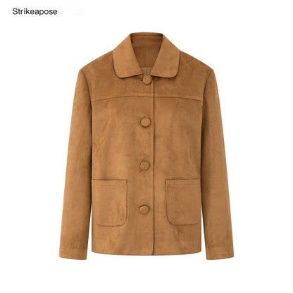 STRIKE_A_POSE_Yellow_Brown_Retro_3d_Pockets_Slim_Fit_Women&