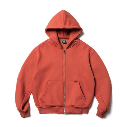 SUPERTOFU_Thermal_480G_Space_Cotton_Zip_Short_Loose_Fit_Casual_Unisex_Youth_Hoodies_MISSTT