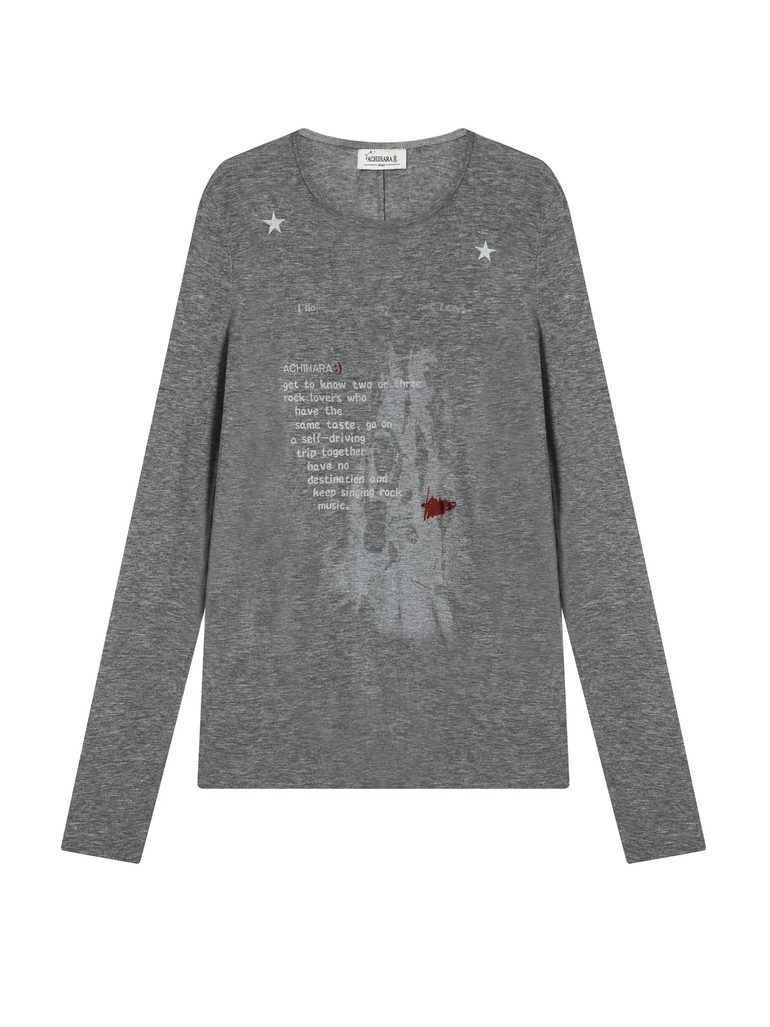 Fallen Satan Lightweight Rock Print Summer Tee