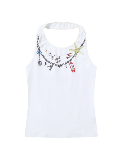 Alocasia Cotton Tee With Star Charm