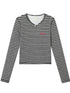Achihara Breton Striped Long-Sleeve Tee