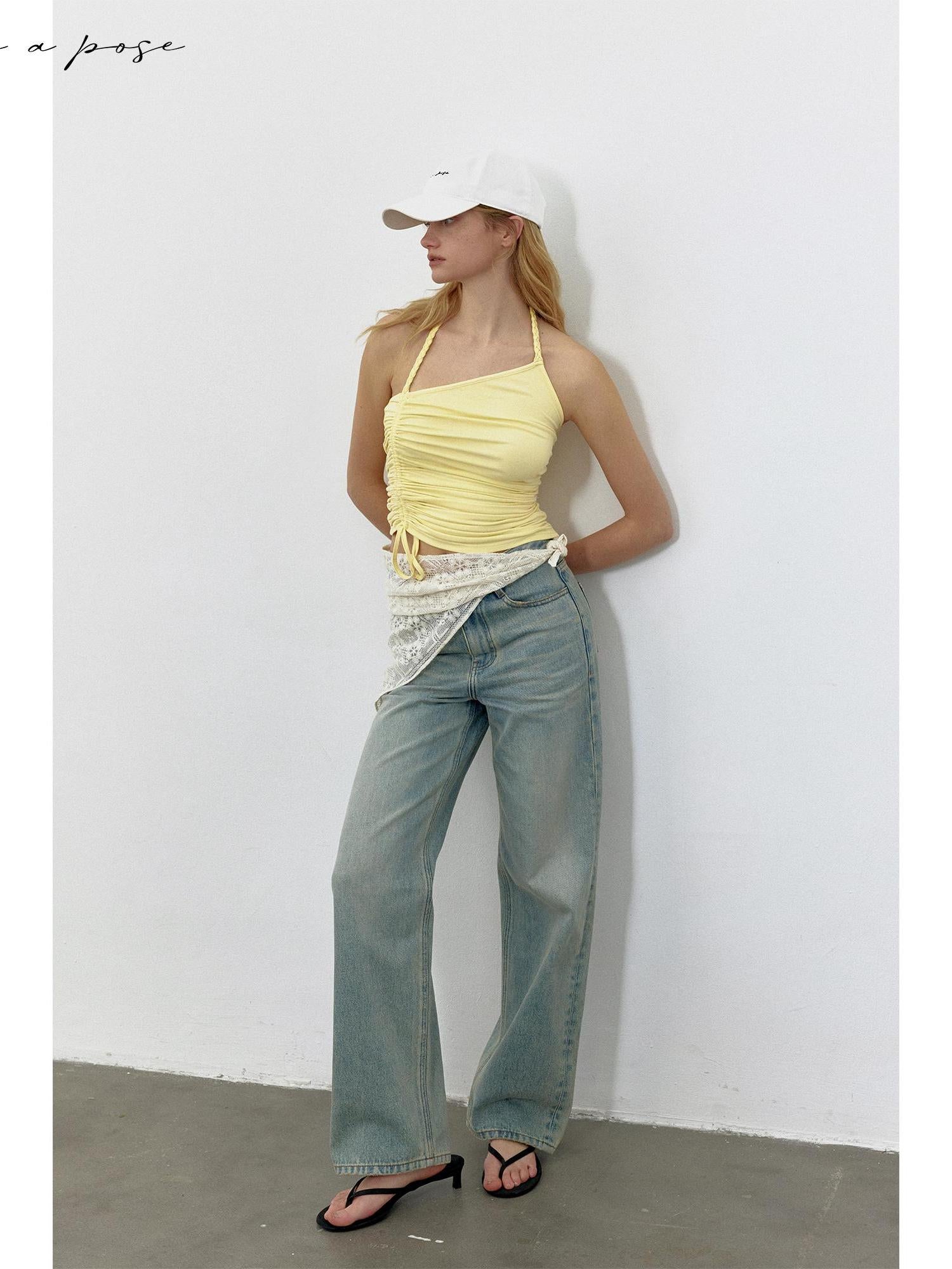 Sexy Off-Shoulder Sleeveless Top Summer New Cami